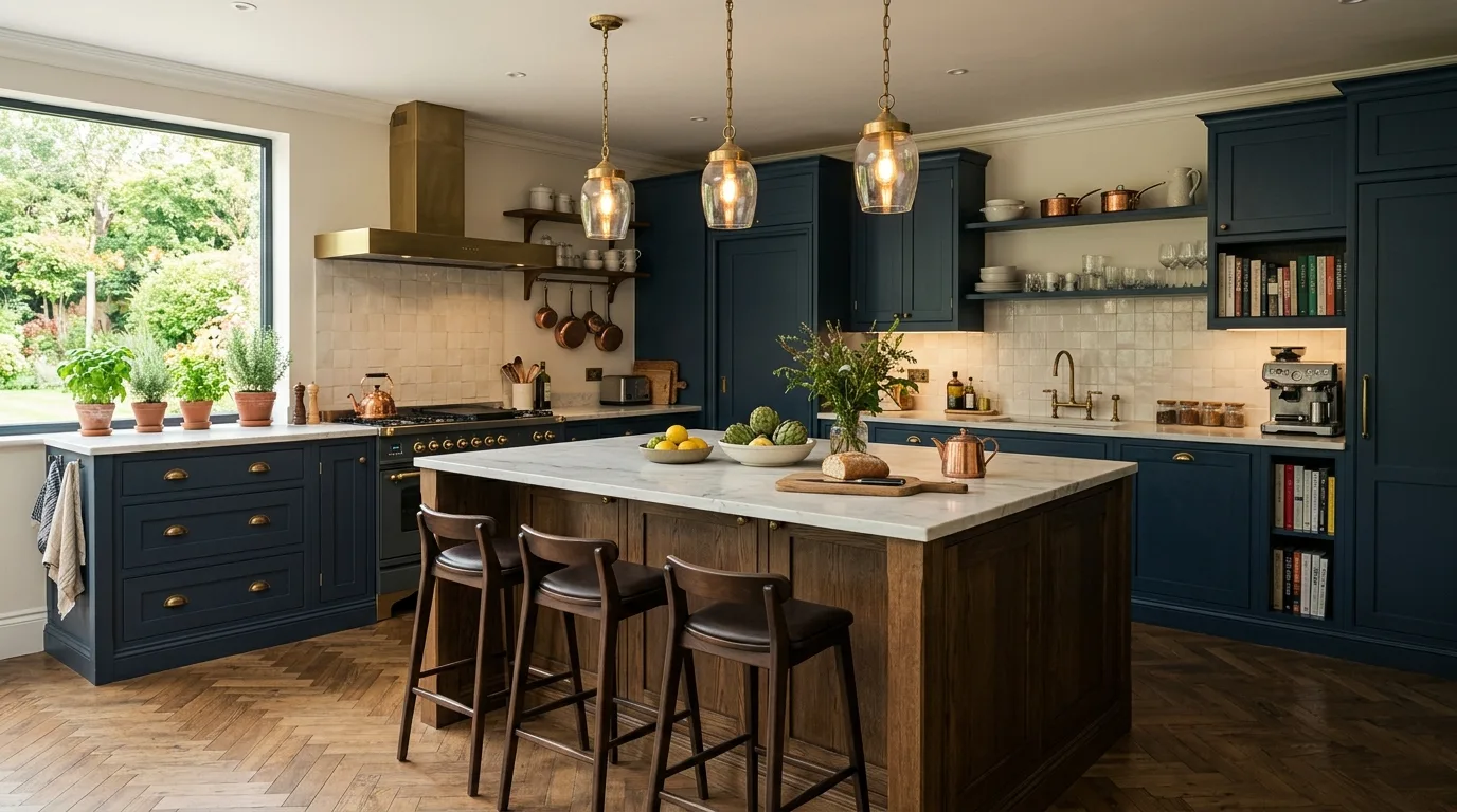 Finish with an island that feels like the true centerpiece inspiration for a kitchen with an island.
